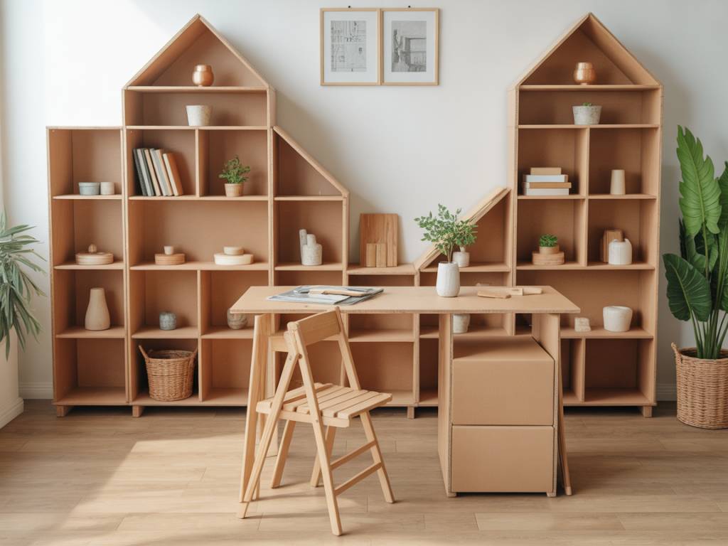 Fabriquer ses meubles en carton : une solution DIY, écologique et économique